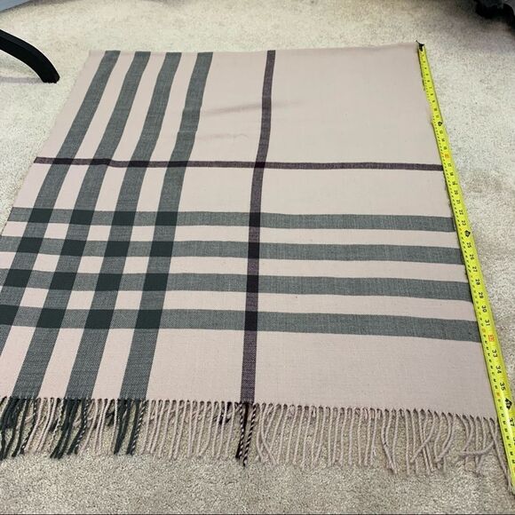 Indigo Pastel Dusty Rose Pink Burgundy Gray Fall Winter Warm Soft Blanket Scarf - Picture 7 of 9